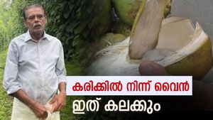 '82 വയസുള്ള മലയാളി ഇന്ത്യയിൽ ആദ്യമായി കരിക്കിൽ നിന്ന് വൈൻ ഉണ്ടാക്കി', ആരാണയാൾ?