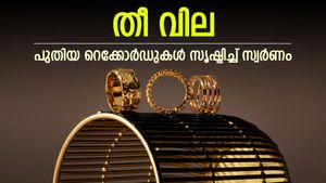 പുത്തൻ റെക്കോ‍ർഡുകളുമായി സ്വർണ വില കത്തുന്നു, ഇന്നും താഴേക്കില്ല: ഇന്ന് ആഭരണം വാങ്ങാൻ എത്ര രൂപ വേണം?