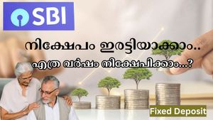 എസ്ബിഐ എഫ്ഡിയിൽ 1 മുതൽ 5 ലക്ഷം വരെ നിക്ഷേപിക്കാം; എത്ര വർഷം കൊണ്ട് നിക്ഷേപം ഇരട്ടിയാവും? 