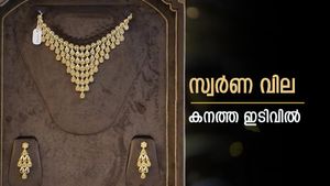 സ്വർണ വിലയിൽ കനത്ത ഇടിവ്, രാജ്യാന്തര വിലയും താഴേക്ക്: സംഘർഷം നിലച്ചില്ലെങ്കിലും വാങ്ങുന്നവർക്ക് ആവേശം