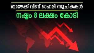 ഇന്ത്യൻ ഓഹരി വിപണിയിൽ വൻ ഇടിവ്, സെൻസെക്സിന് നഷ്ടം 1200 പോയിന്‍റ്, നഷ്ടത്തിന്‍റെ കാരണം അറിയാം