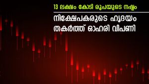 യുദ്ധവും പണപ്പെരുപ്പവും തിരിച്ചടിക്കുന്നു, തകർന്നടിഞ്ഞ് ഇന്ത്യൻ ഓഹരി വിപണി, നിഫ്റ്റി 23000 പോയിന്‍റിൽ