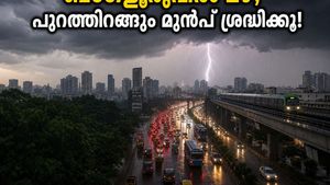 ബംഗളൂരുവിൽ കനത്ത മഴയും ഇടിമിന്നലും; മെയ് 15 വരെ അതീവ ജാഗ്രത വേണമെന്ന് മുന്നറിയിപ്പ്!