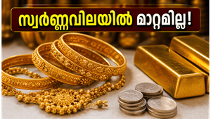 സ്വർണ്ണവിലയിൽ മാറ്റമില്ലാതെ തുടരുന്നു; വിവാഹ സീസണിൽ സ്വർണ്ണം വാങ്ങാൻ കാത്തിരിക്കുന്നവർക്ക് ഇത് സുവർണ്ണാവസരം!