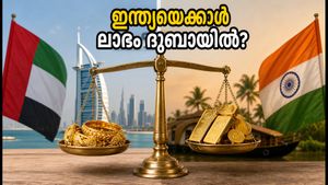 ദുബായിൽ സ്വർണ്ണം വാങ്ങുമ്പോൾ ലാഭം ഇത്രയോ? ഇന്ത്യയുമായുള്ള വില വ്യത്യാസം ഞെട്ടിക്കും!