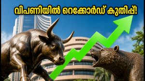 ഓഹരി വിപണിയിൽ റെക്കോർഡ് കുതിപ്പ്; സെൻസെക്സും നിഫ്റ്റിയും കുതിച്ചുയരുന്നു, നിക്ഷേപകർക്ക് ഇനി എന്ത്?