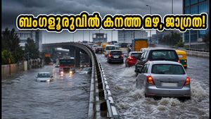 ബംഗളൂരു മഴ: ഇലക്ട്രോണിക് സിറ്റി ഫ്ലൈഓവറിൽ ഗതാഗതക്കുരുക്ക് രൂക്ഷം; യാത്രക്കാർക്ക് അടിയന്തര ജാഗ്രതാ നിർദേശം