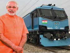 இந்தியாவின் முதல் அதிவேக ரயில் எஞ்சினை மோடி துவக்கி வைத்தார்! 