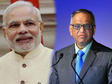 மோடியின் மேக் இன் இந்தியா வேலை வாய்ப்புகளை உருவாக்குகிறது.. நாராயண மூர்த்திப் புகழாரம்! 
