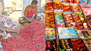ஆர்டர்கள் குவிந்தாலும் ஆள் பற்றாக்குறையால் தவிக்கும் சிவகாசி ஆலைகள்.. பட்டாசு விலை உயர்வு 