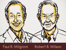 பொருளாதார பிரிவில் நோபல் பரிசு வென்ற பால் ஆர் மில்க்ரோம் & ராபர்ட் பி வில்சன்!