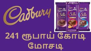 கேட்பரி நிறுவனம் மீது சிபிஐ வழக்கு.. ரூ.241 கோடி வரி மோசடி..! 