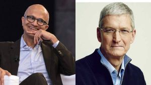 சத்ய நாடெல்லா மாஸ்.. டிம் குக் சோகம்..! 