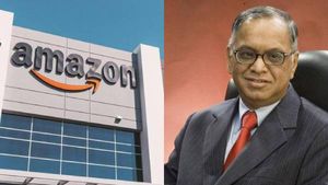  நாராயணமூர்த்தி பங்குகளை வாங்கும் அமேசான்..! 