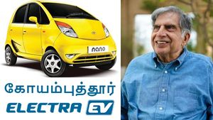 புதிய எலக்ட்ரிக் நேனோ கார்.. ரத்தன் டாடா-வுக்கு கோவை நிறுவனத்தின் ஸ்பெஷல் கிப்ட்..!