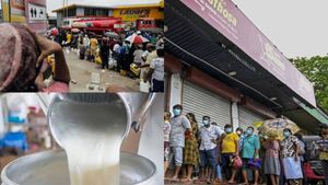 இலங்கை பொருளாதார நெருக்கடி.. பால், அரிசி, முக்கிய உணவு பொருட்களின் விலை உச்சம்.. கண்ணீரில் மக்கள் 