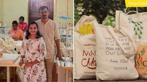 மஞ்சப்பை விற்பனையில் 3 கோடி வருமானம்.. மதுரையை கலக்கும் கிருஷ்ணன்- கௌரி..! 