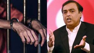 முகேஷ் அம்பானி குடும்பத்திற்கு தொலைபேசி மிரட்டல்...  கைதான நபரின் அதிர்ச்சி தகவல்!