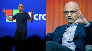 Microsoft சிஇஓ சத்ய நாடெல்லா-க்கு பத்ம பூஷன் விருது.. விருது வாங்கிய பின் என்ன சொன்னார் தெரியுமா..? 
