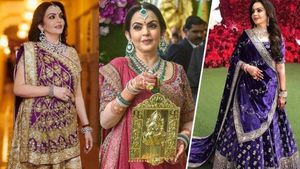தங்கம், வைரத்தால் செய்யப்பட்ட Nita Ambani புடவை.. விலையை கேட்டா தலையே சுத்தும்..!