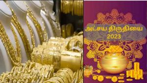 தங்கம் விலை சரிவு.. அட்சய திருதியை முடிந்ததும் குட் நியூஸ்..! 
