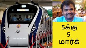 வந்தே பாரத் எக்ஸ்பிரஸ் Review போட்ட நெட்டிசன்.. 5க்கு 5 மார்க்  கோவை - சென்னை - கோவை..! 