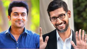 சுந்தர் பிச்சை, நடிகர் சூர்யா-க்கு.. அந்த ஒரு connection.. செம கியூட்..! 