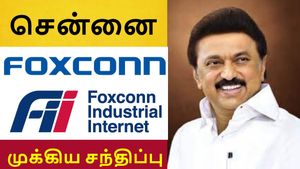  மு.க.ஸ்டாலின் உடன் பாக்ஸ்கான் திடீர் சந்திப்பு.. நினைத்தது நடந்துவிடும் போலிருக்கே..!! 