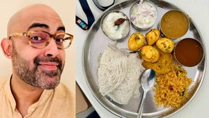 சென்னை Zoho அலுவலகத்தில் சாப்பாடு செமயா இருக்கே.. வாவ்.. டிரெண்டாகும் போட்டோ..! 