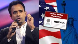 H-1B விசாவுக்கு வேட்டு வைக்கும் விவேக் ராமசாமி.. லாட்டரி முறையை தூக்க போகிறாராம்..!! 