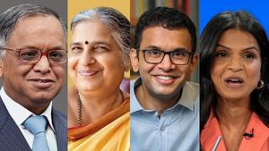 ஒரே நாளில் பல கோடிகளை அள்ளிய Infosys நாராணயமூர்த்தி குடும்பம்..!!