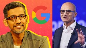Microsoft சத்ய நாடெல்லா-க்கு வேட்டு வைத்த கூகுள் சுந்தர் பிச்சை.. போங்க தம்பி, நாங்கெல்லாம் அப்பவே அப்படி..!!