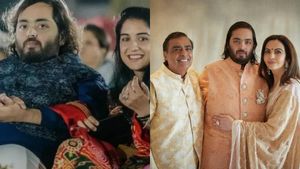 தந்தையை போல பிள்ளை..!! கோயில்களுக்கு அள்ளி அள்ளி கொடுக்கும் ஆனந்த் அம்பானி..! 