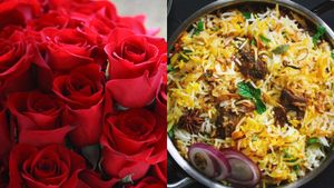 ரோஜா பூவும், பிரியாணியும் மணக்குதே.. செலவும் பிச்சுக்குதே..!! 