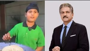 ஆனந்த் மஹிந்திரா-வை கவர்ந்த சிறுவன்.. யாருப்பா நீ..?!