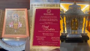கல்யாணத்துக்கு பத்திரிக்கை அனுப்ப சொன்னா மினி கோயிலையே அனுப்பி வச்சி இருக்காங்க!!