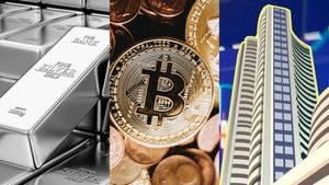 வெள்ளி vs சென்செக்ஸ் vs பிட்காயின்: 1 லட்சம் என்ற மைல்கல்லை எட்டுவதில் கடும் போட்டி..!