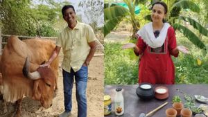 ஐடி வேலையை விட்டுவிட்டு மாட்டு பண்ணை வைத்த கணவன் - மனைவி.. கையில் இப்போ 2 கோடி..!! 