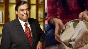 அம்பானி கொடுத்த தீபாவளி கிப்ட்.. 19 லட்சம் பேர் பார்த்த சூப்பர் வீடியோ..! 