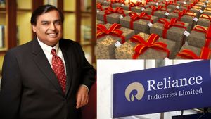  தீபாவளி கிஃப்ட் வழங்கும் முகேஷ் அம்பானி.. பாதியாக குறைந்த ரிலையன்ஸ் இண்டஸ்ட்ரீஸ் பங்குகள்..!!