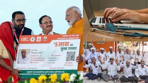 மோடி அறிமுகம் செய்த திட்டத்திற்கு இவ்வளவு வரவேற்பா.. 21 நாளில் 10 லட்சம் பேர் பதிவு! ஆதார் போதும்..! 