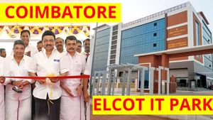கோவை புதிய எல்காட் ஐடி பார்க்.. முதல் நாளே சம்பவம்.. அடிதூள்..!! 