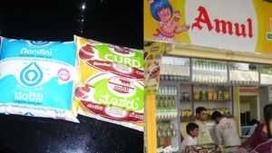 கிரீஸ் டப்பாவை எப்படி ஒதைச்ச..  Amul-ஐ திருப்பி அடிக்கும் பெங்களூர் நந்தினி..!! 