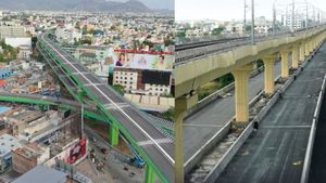 கோவை-யின் அடையாளமாகும் டபுள் டெக்கர் பாலம்..!!ஒரு பாலத்துல மெட்ரோ ரயில்.. ஒரு பாலத்துல பேருந்து!!