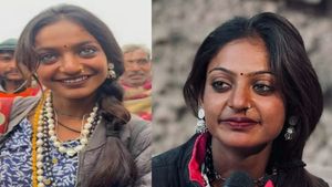 கும்பமேளா வைரல் அழகி மோனலிசா.. முதல் விமானப் பயணம்.. நேரா பாலிவுட்டில் லேண்டிங்..!