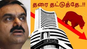 கௌதம் அதானியை நம்பி முதலீடு செய்தவர்களுக்கு ரூ.3.4 லட்சம் கோடி இழப்பு..!!