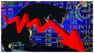 மூன்றே நாளில் ரூ.26 லட்சம் கோடியை இழந்த முதலீட்டாளர்கள்..  சென்செக்ஸ் 5,167 புள்ளிகள் வீழ்ச்சி..