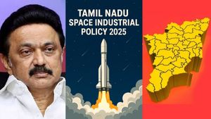 Space Race-ல் குதித்த தமிழ்நாடு..! விண்வெளி கொள்கை 2025-க்கு ஸ்டாலின் ஒப்புதல்..! 