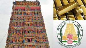 கோயில்களில் காணிக்கையாக செலுத்தப்படும் தங்கத்தை உருக்கி ரூ.17.81 கோடி வருவாய்- அமைச்சர் சேகர்பாபு..