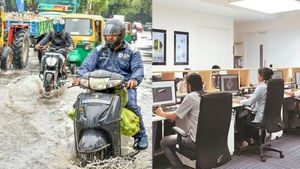 பெங்களூருவில் பேயாட்டம் போடும் கனமழை.. வீட்டிலிருந்து வேலை செய்ய போராட்டம் செய்யும் ஐடி ஊழியர்கள்.!!